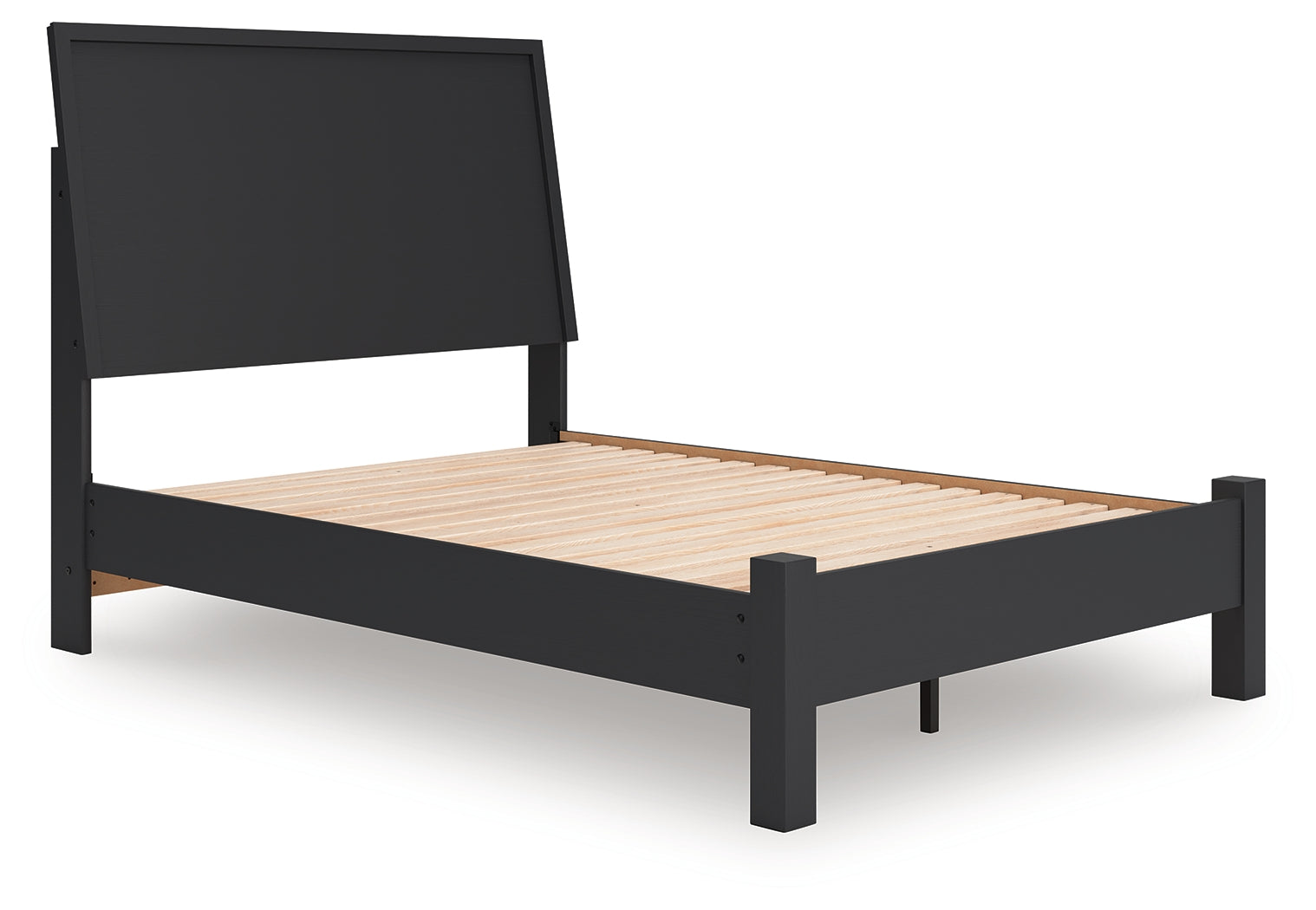 Danziar Black Full Panel Bed, Dresser and Mirror (Online Special Price) - Ornate Home