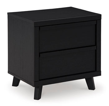 Danziar Black Nightstand - Ornate Home