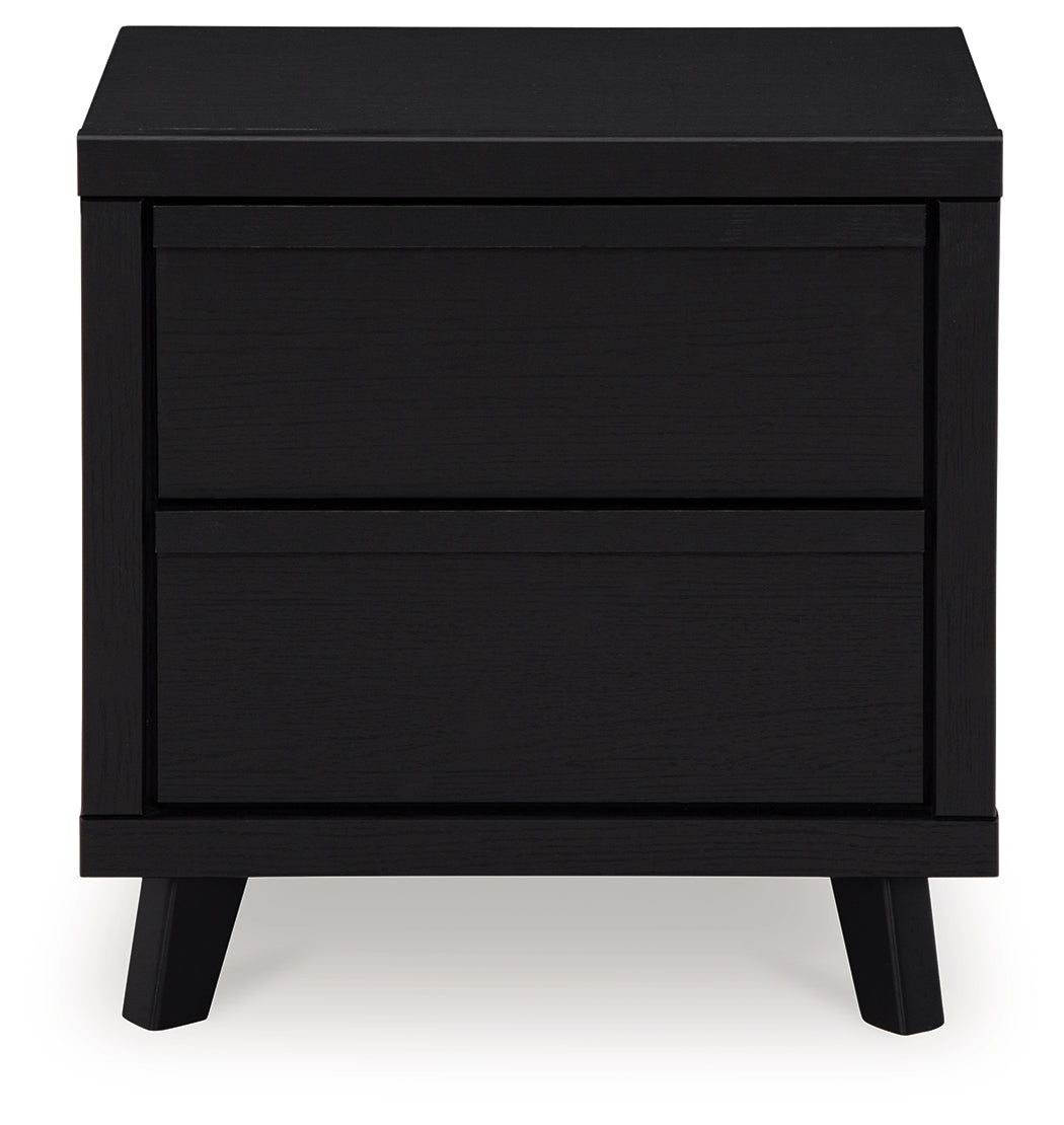 Danziar Black Queen Panel Bedroom Set with Chest and Nightstand (Online Special Price) - Ornate Home