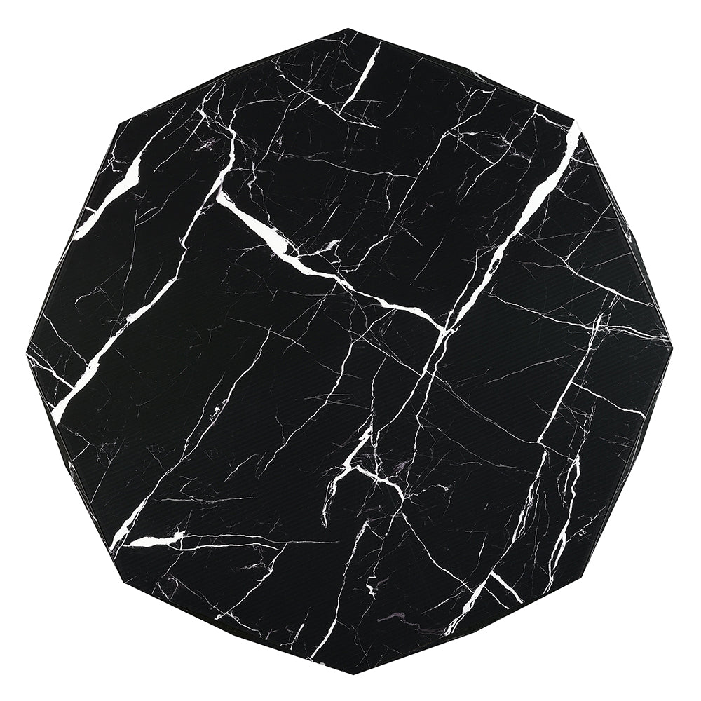 Dara Black Coffee Table - Ornate Home