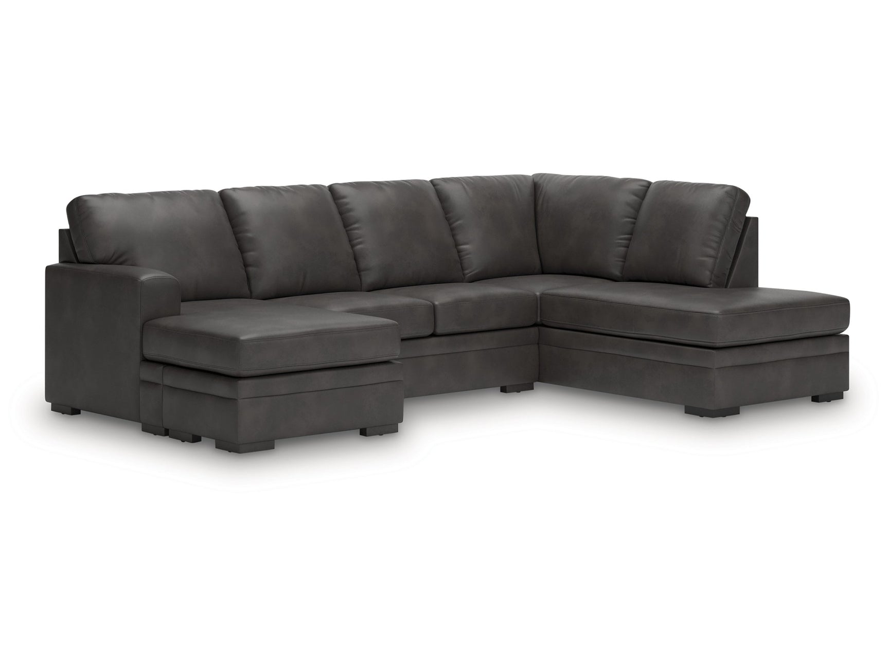 Dara Park Shadow 2-Piece Sectional with Chaise - Ornate Home