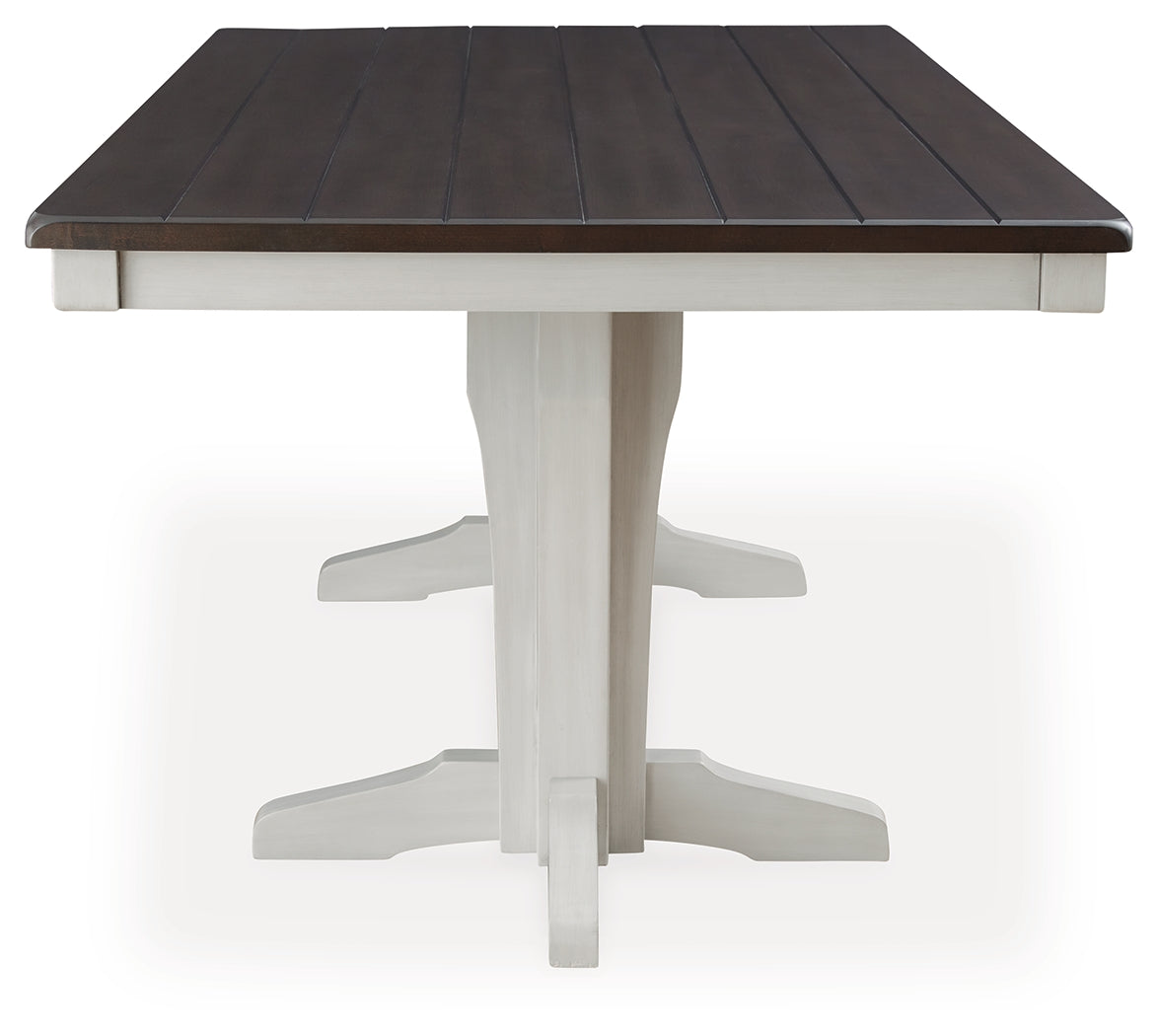 Darborn Gray/Brown Dining Table (Online Special Price) - Ornate Home