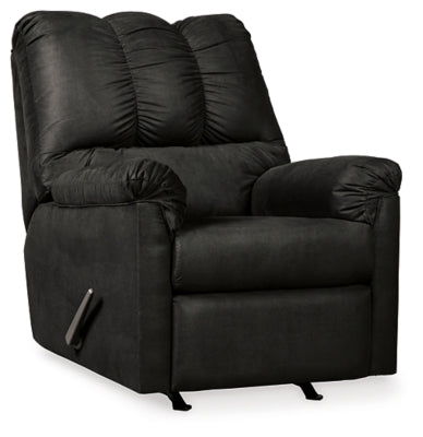 Darcy Black Sofa, Loveseat and Recliner - Ornate Home