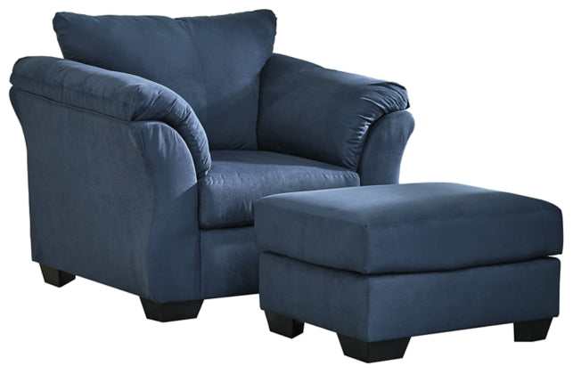 Darcy Chair & Ottoman Set (Online Special Price) - Ornate Home