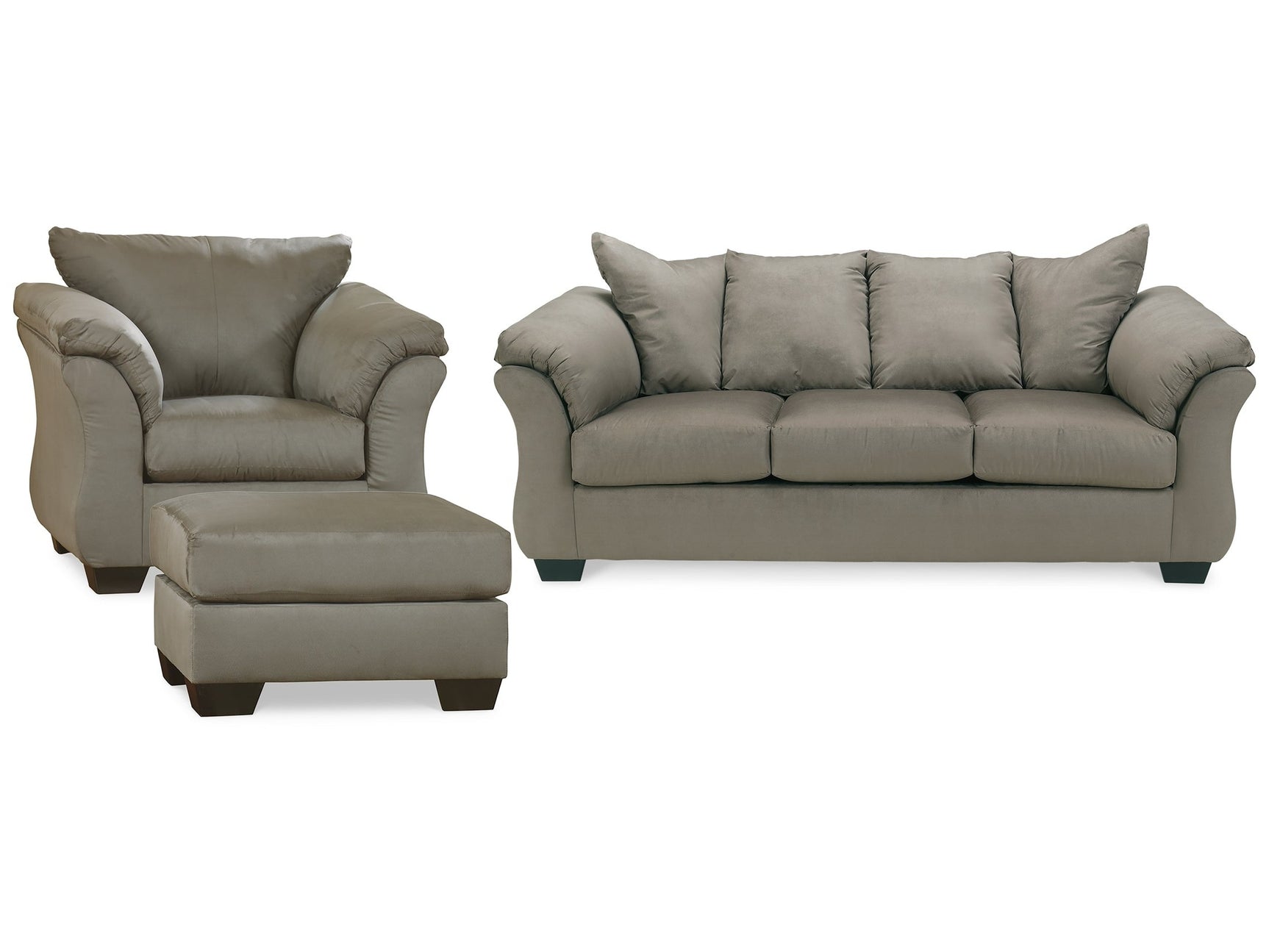Darcy Cobblestone Sofa, Chair and Ottoman (Online Special Price) - Ornate Home