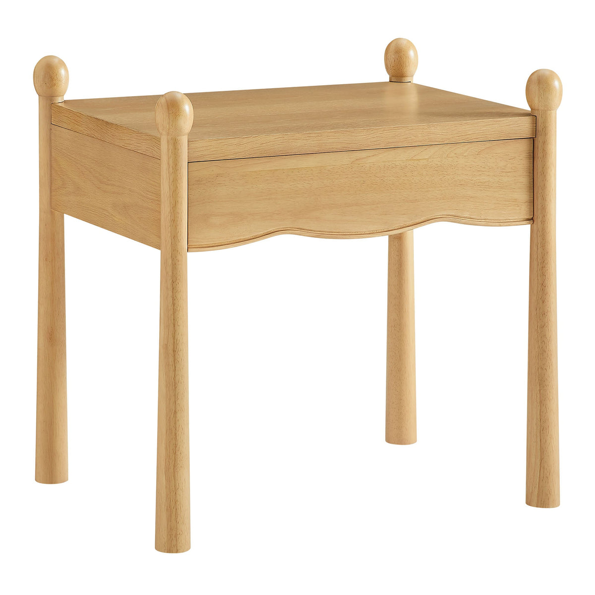 Darcy Oak Wood Nightstand or Side Table - Ornate Home