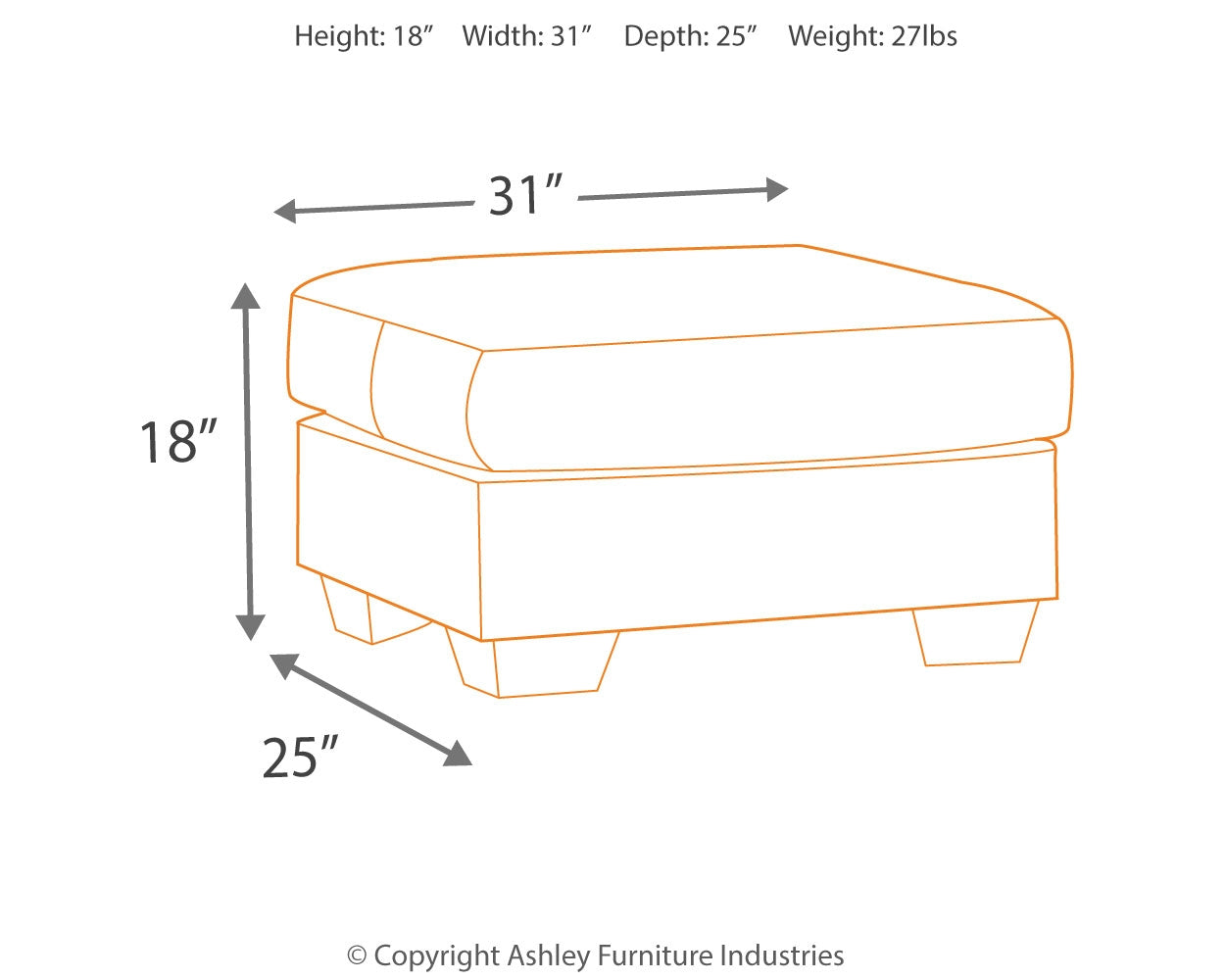 Darcy Sofa and Ottoman (Online Special Price) - Ornate Home