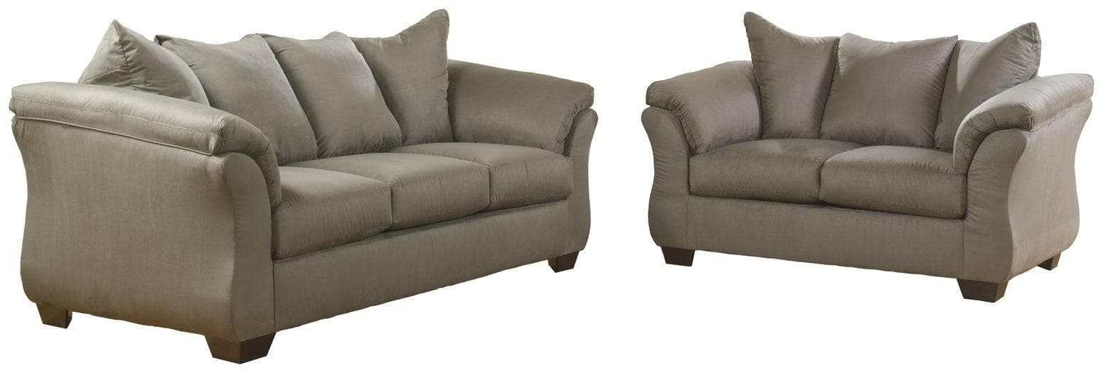 Darcy Stationary Sofa & Loveseat 2pc Living Room Set (Online Special Price) - Ornate Home