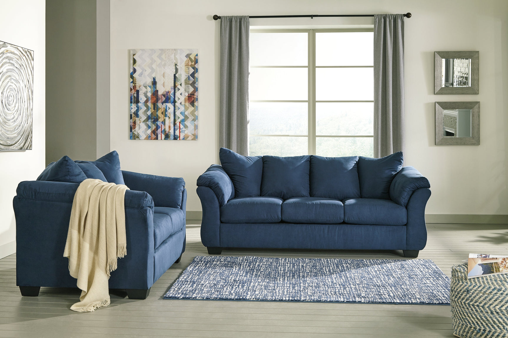 Darcy Stationary Loveseat (Online Special Price) - Ornate Home