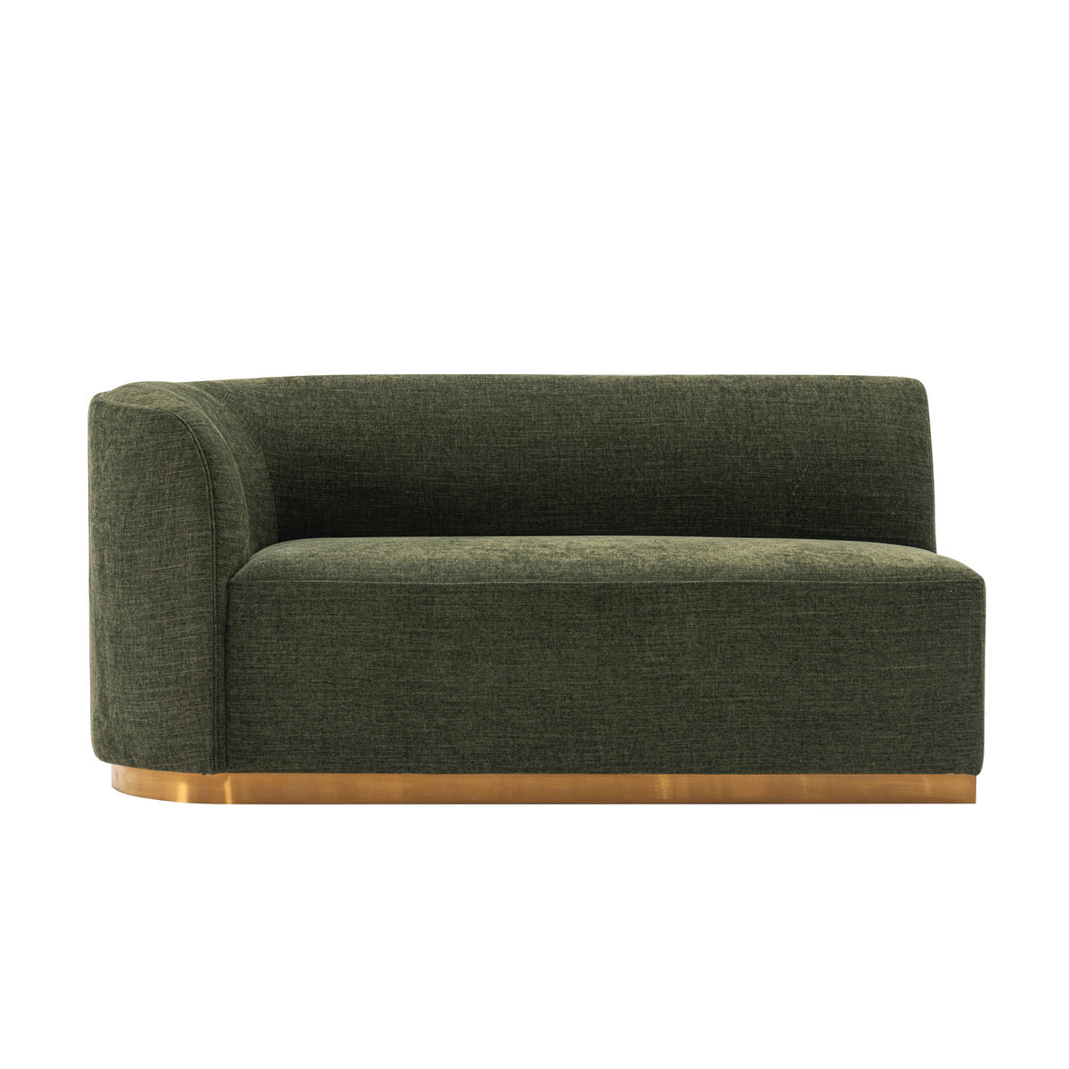 Daria Olive Green Chenille Sofa - Ornate Home