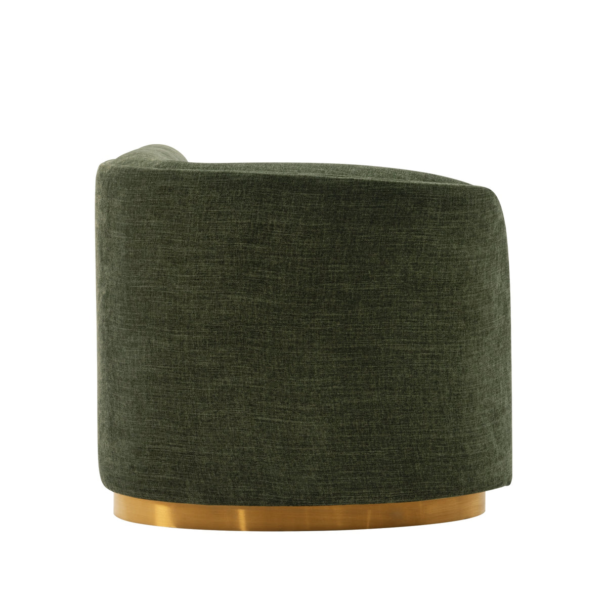 Daria Olive Green Chenille Sofa - Ornate Home