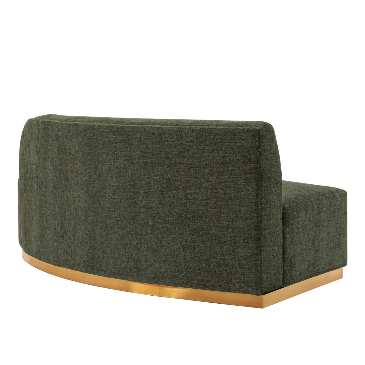 Daria Olive Green Chenille Sofa - Ornate Home