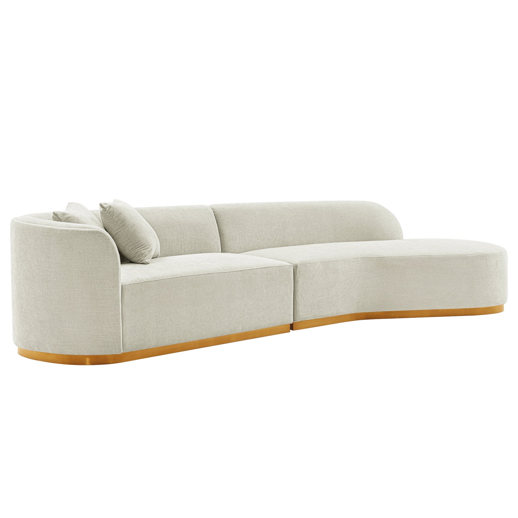 Daria Sofa in Ivory - Ornate Home