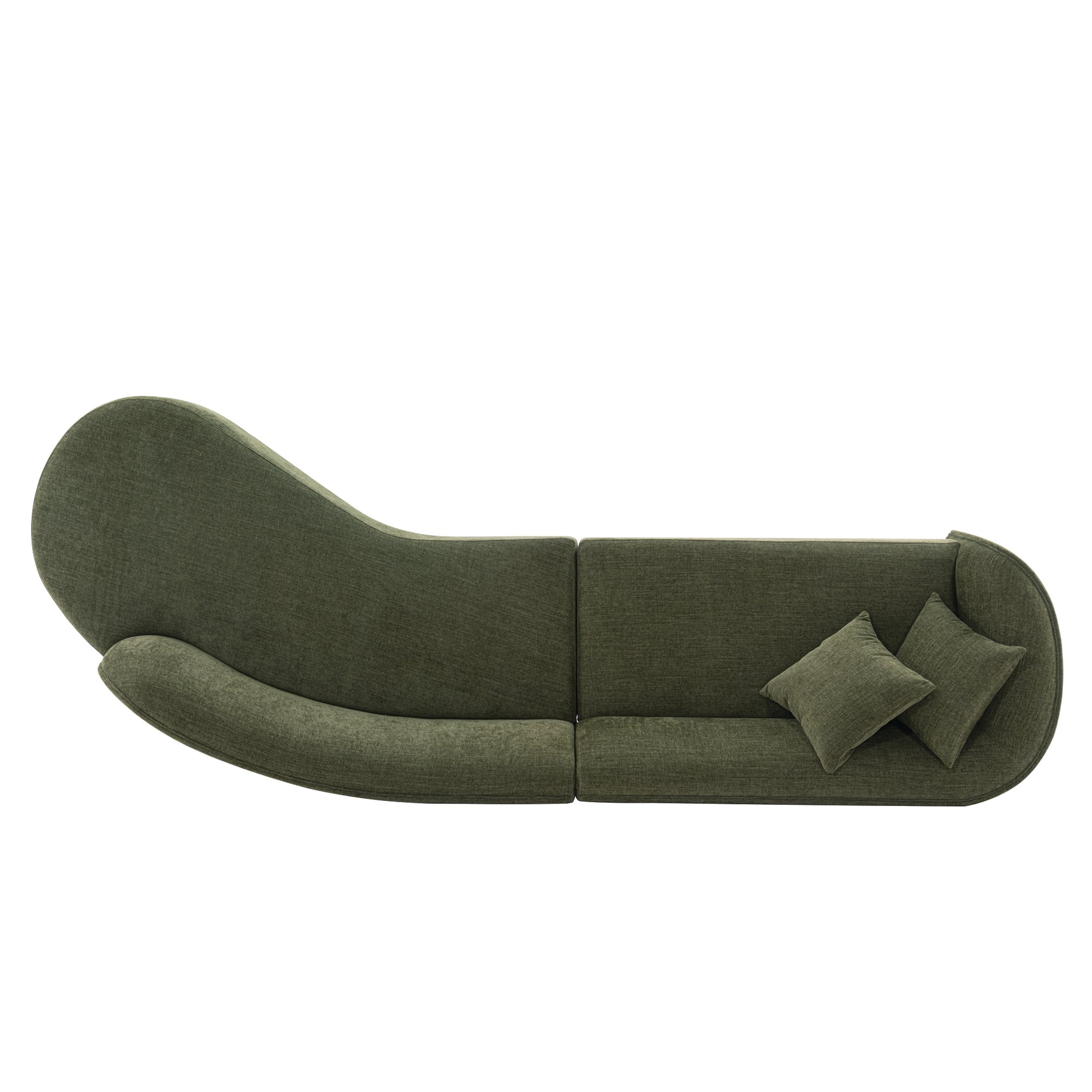 Daria Sofa in Olive Green - Ornate Home