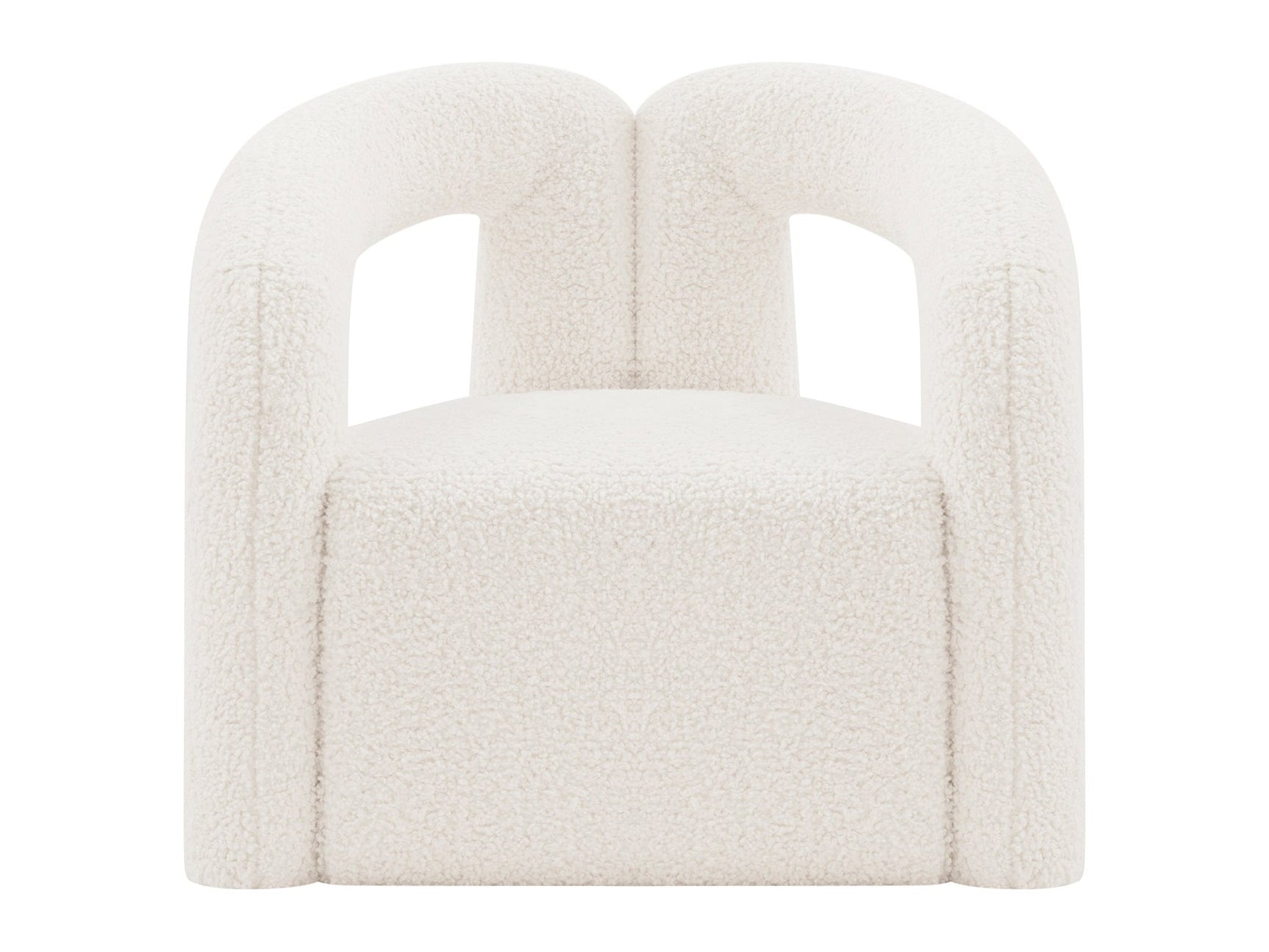 Darian Accent Chair in Cream - Ornate Home