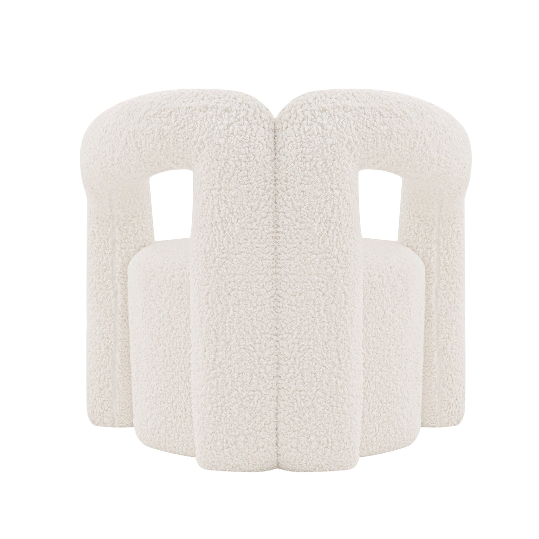 Darian Accent Chair in Cream (set of 2) - Ornate Home