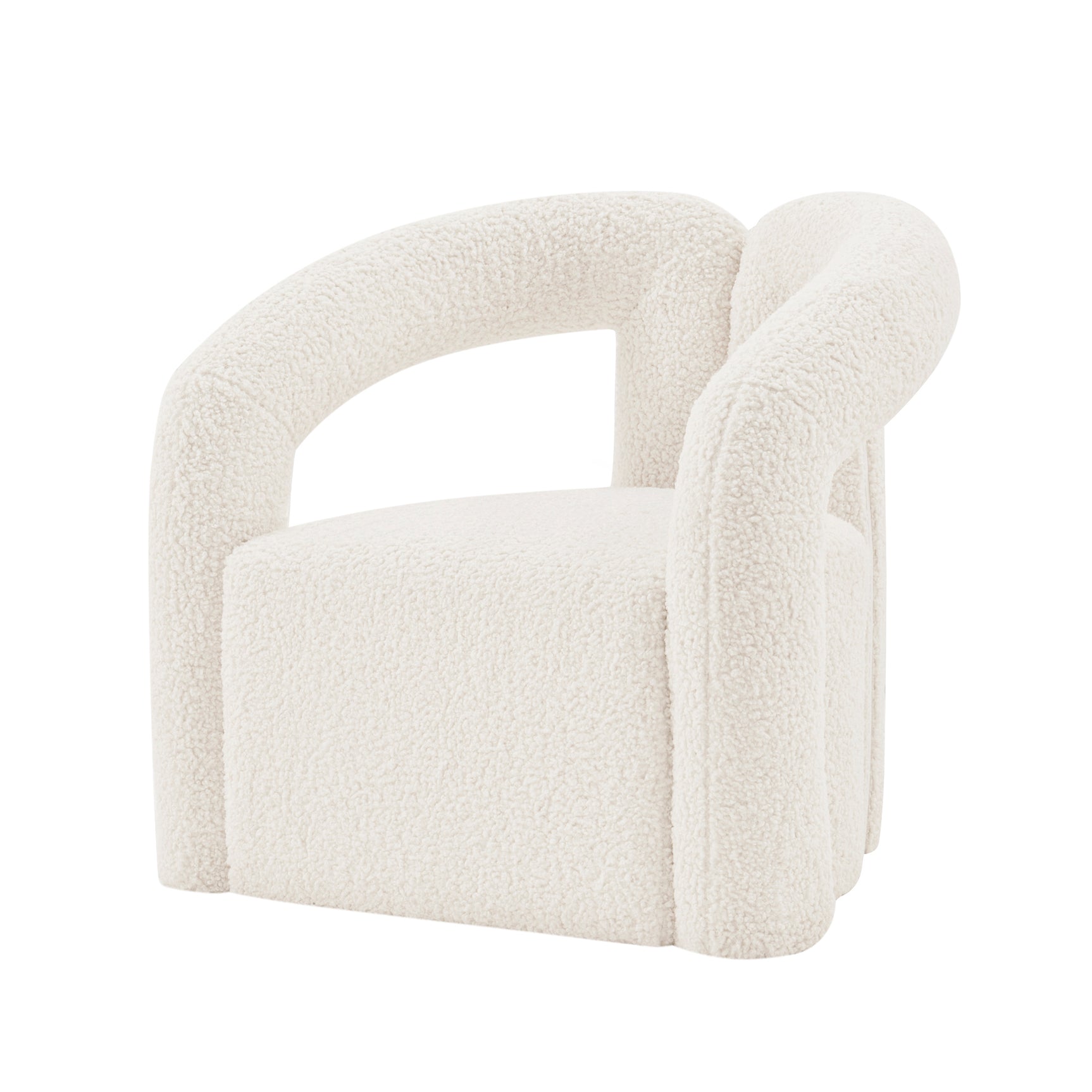 Darian Accent Chair in Cream (set of 2) - Ornate Home