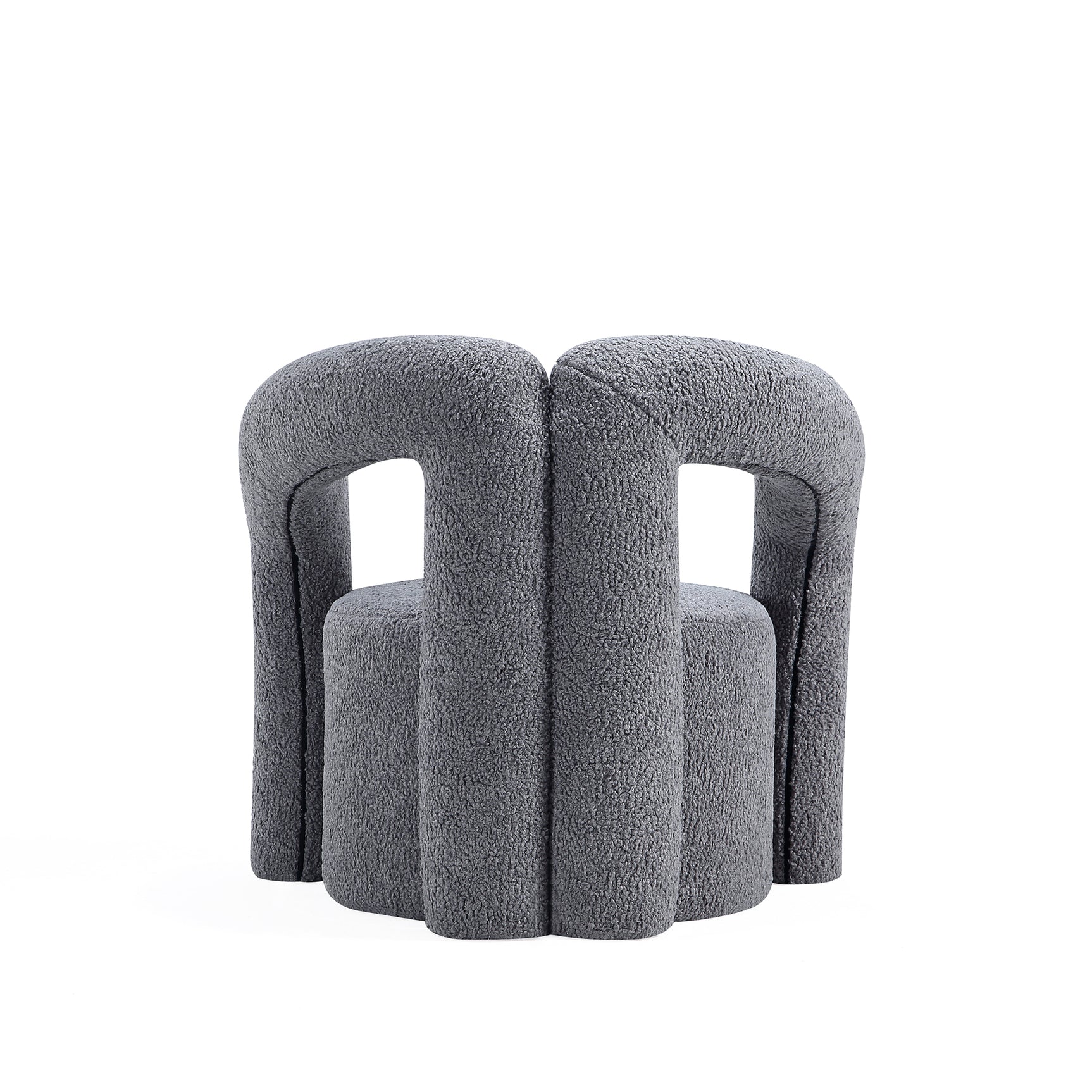 Darian Accent Chair in Grey (set of 2) - Ornate Home