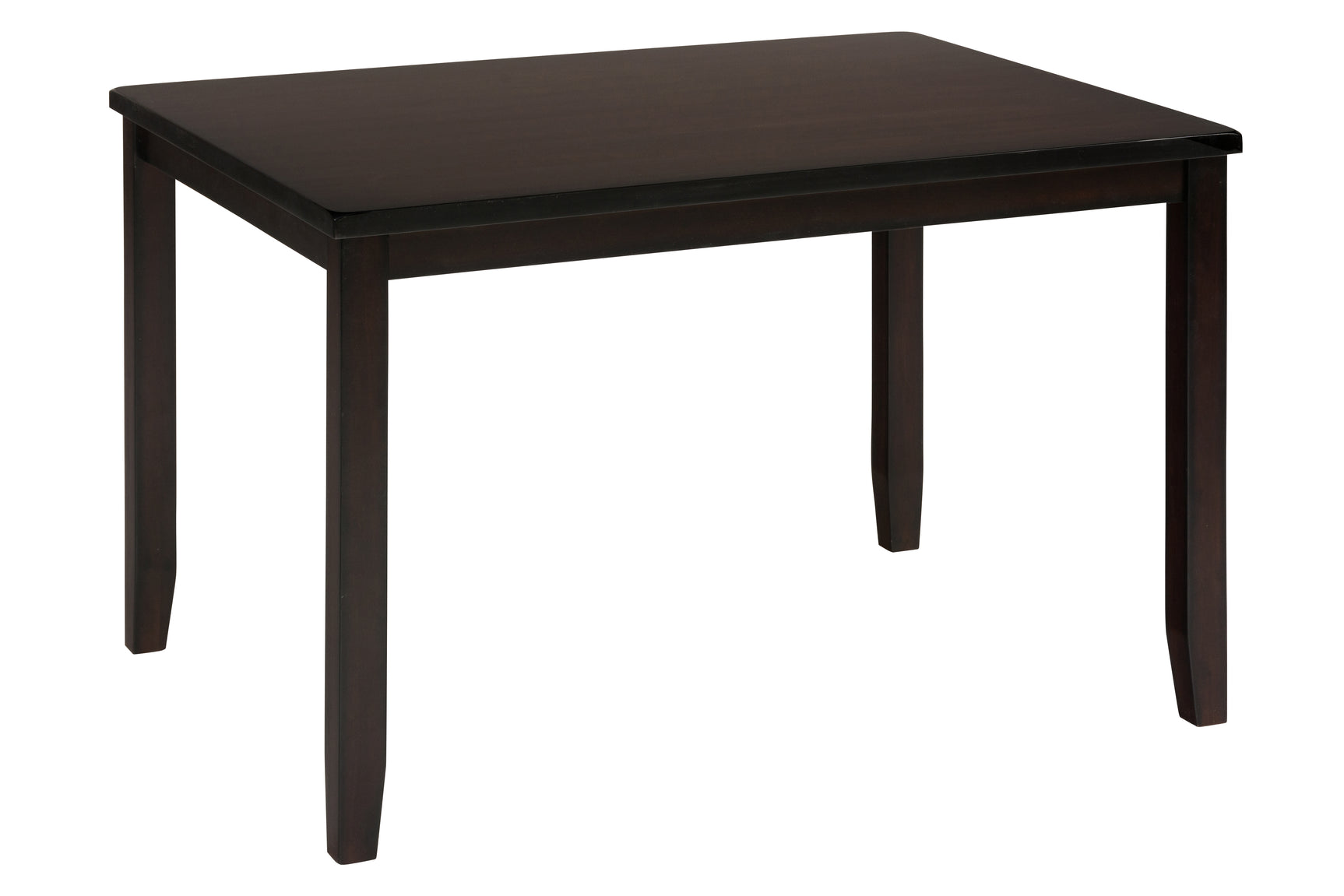 Dark Rustic Prairie Dark Brown Dining Table w/(4) Chairs - Ornate Home