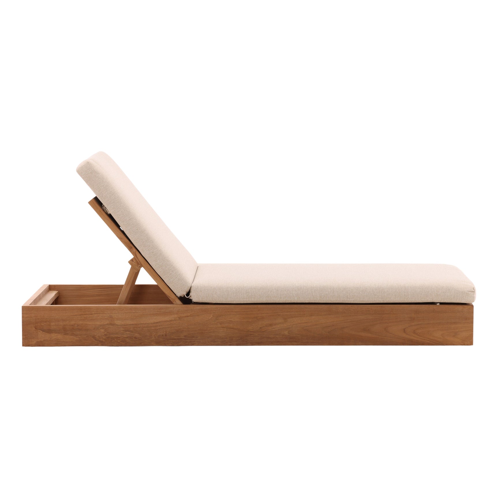 Darlene Sand Outdoor Chaise - Ornate Home