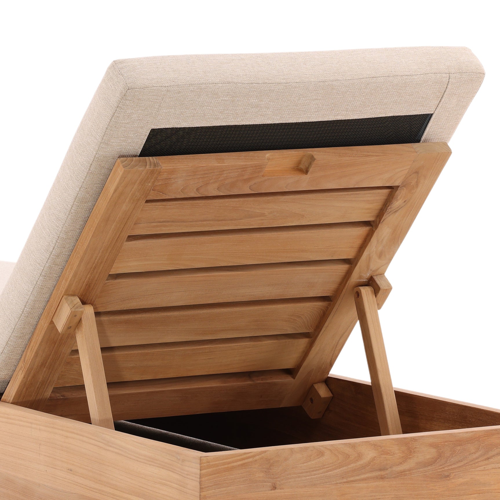 Darlene Sand Outdoor Chaise - Ornate Home