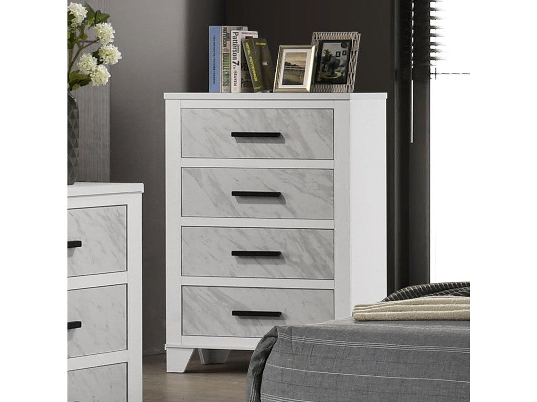 Darlene White Chest - Ornate Home