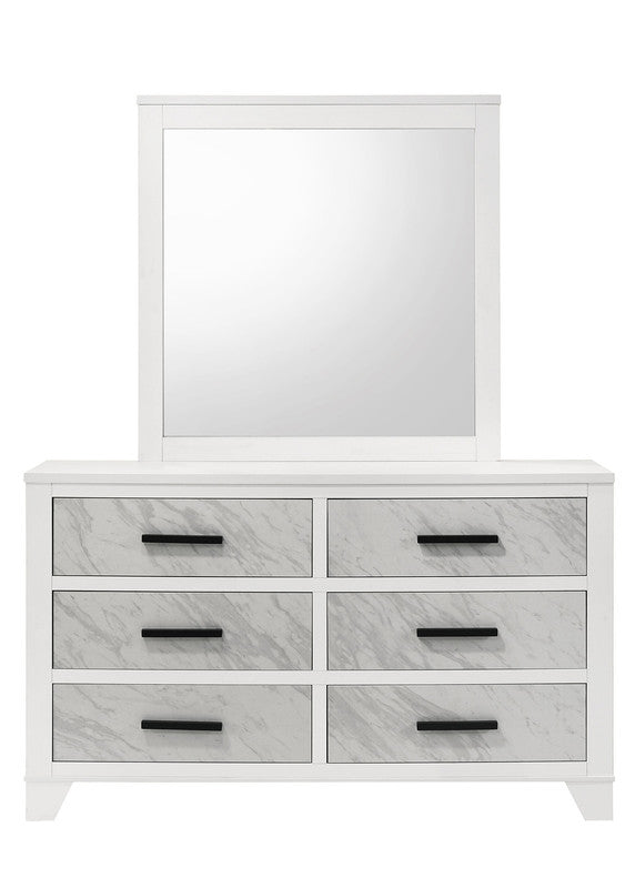 Darlene White Dresser - Ornate Home