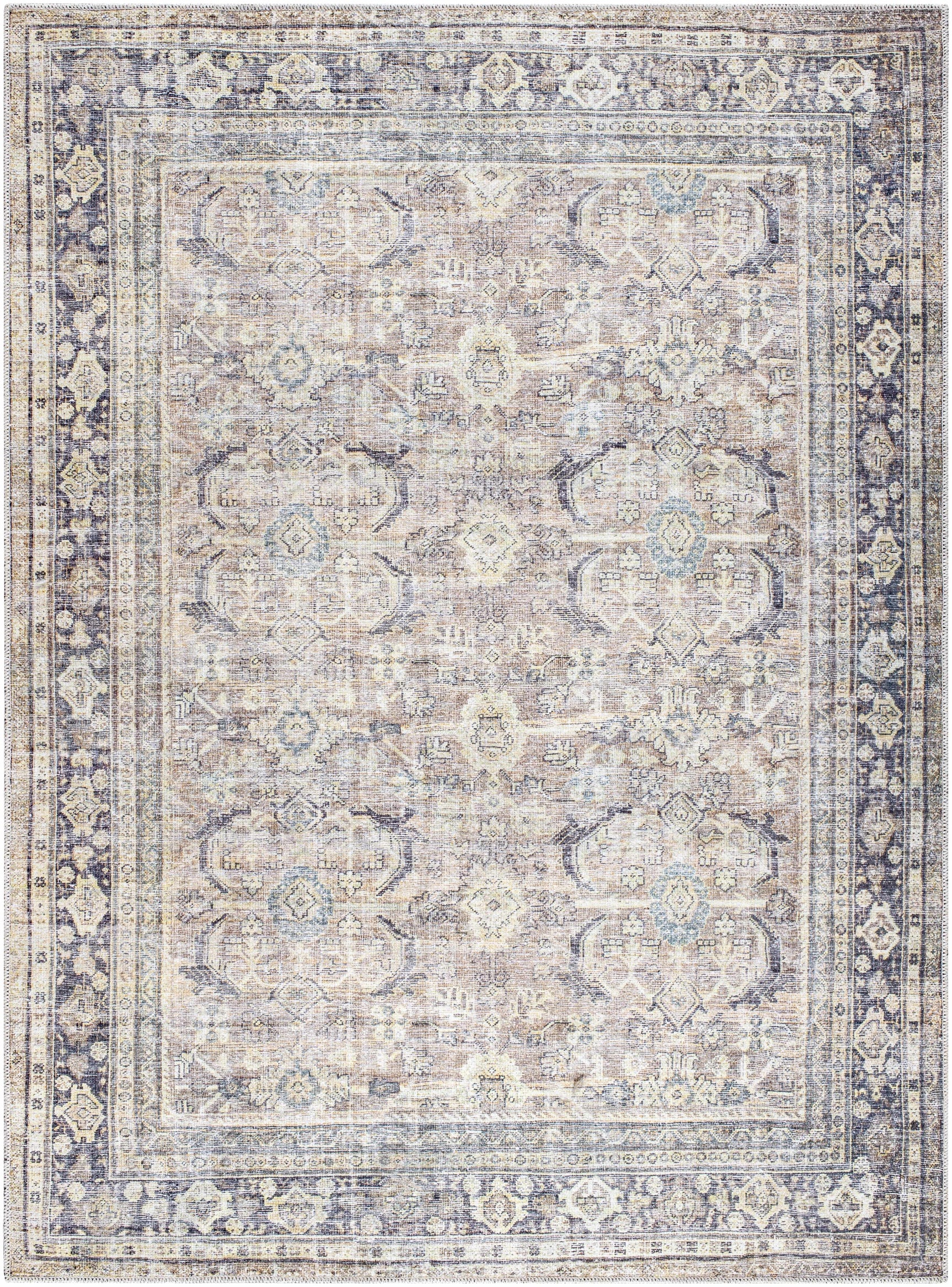 Darling Machine Woven Becki Owens x LIVABLISS BODA-2300 Washable Area Rug - Ornate Home