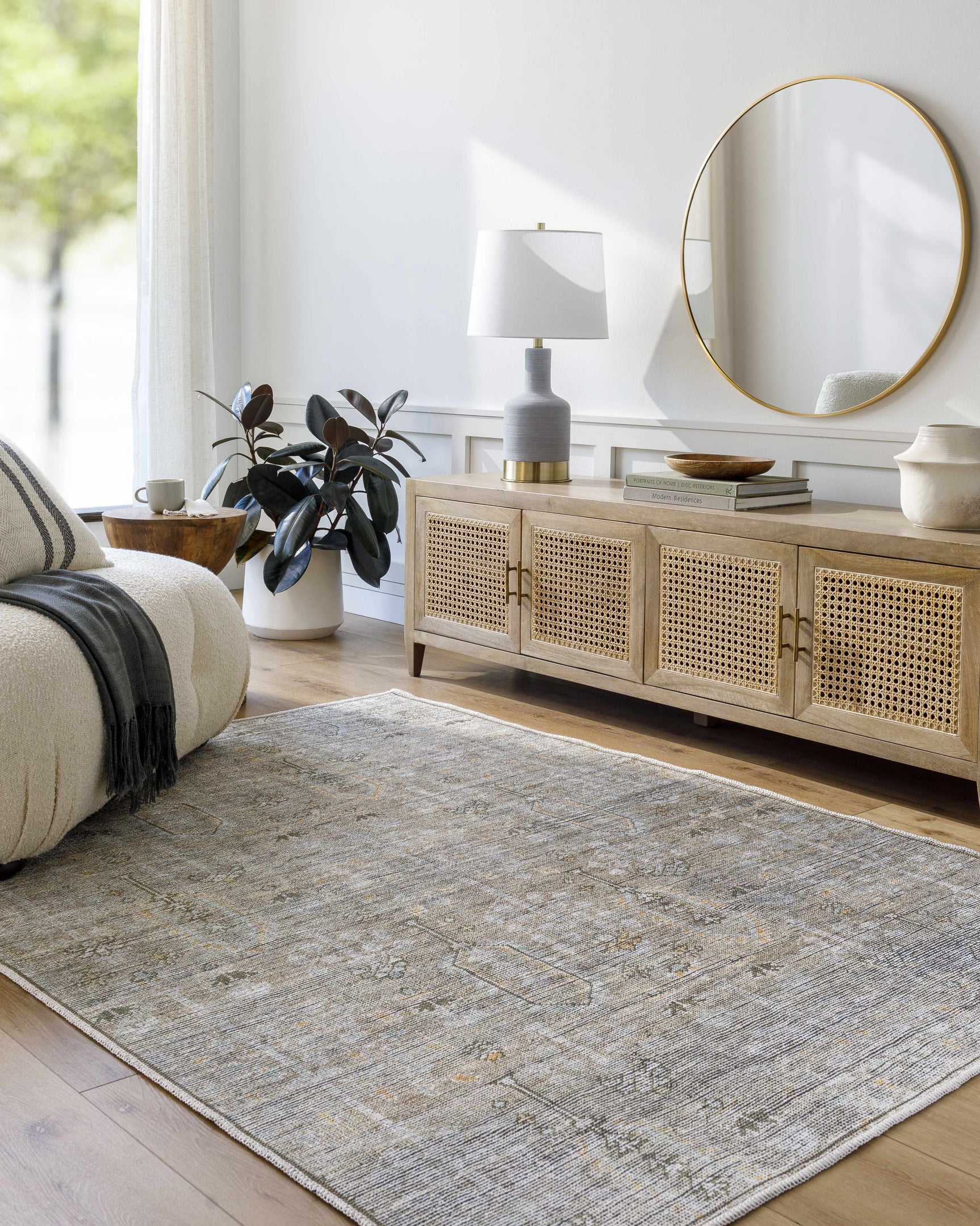 Darling Machine Woven Becki Owens x LIVABLISS BODA-2302 Washable Area Rug - Ornate Home