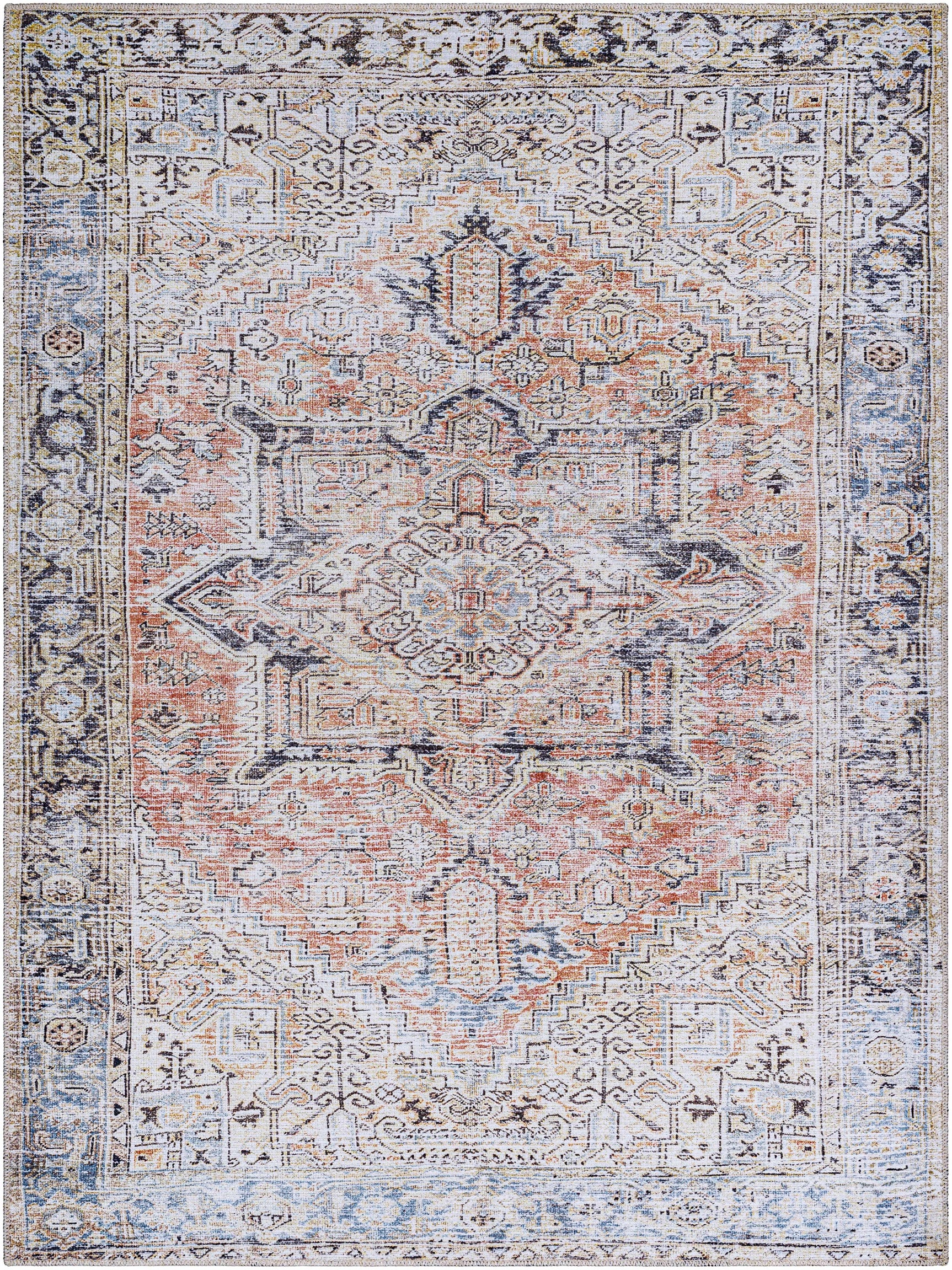 Darling Machine Woven Becki Owens x LIVABLISS BODA-2303 Washable Area Rug - Ornate Home