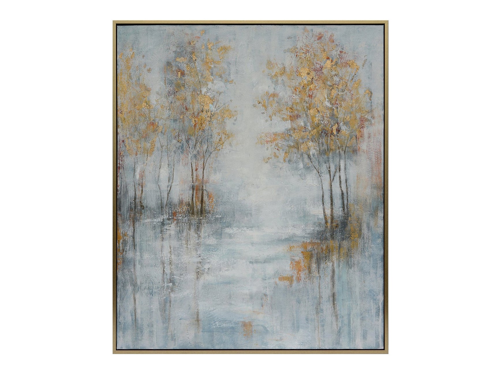 Darlington Blue/Gold Canvas - Ornate Home