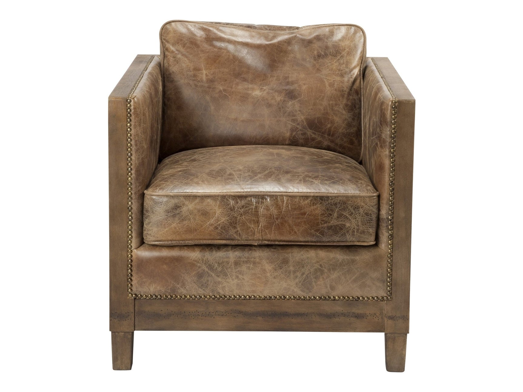 Darlington Brown Club Chair - Ornate Home