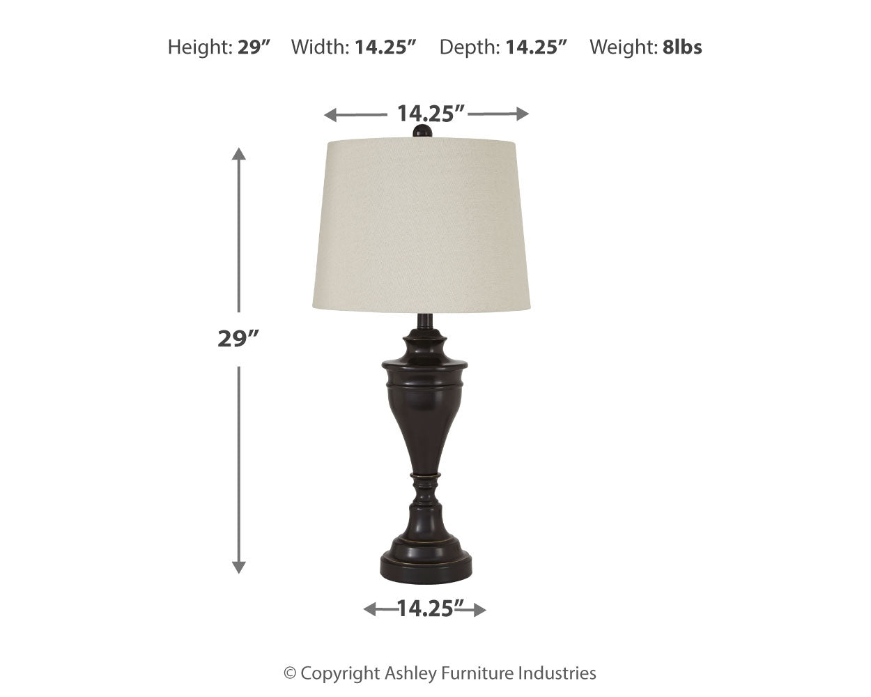Darlita Table Lamp (Set of 2) (Online Special Price) - Ornate Home