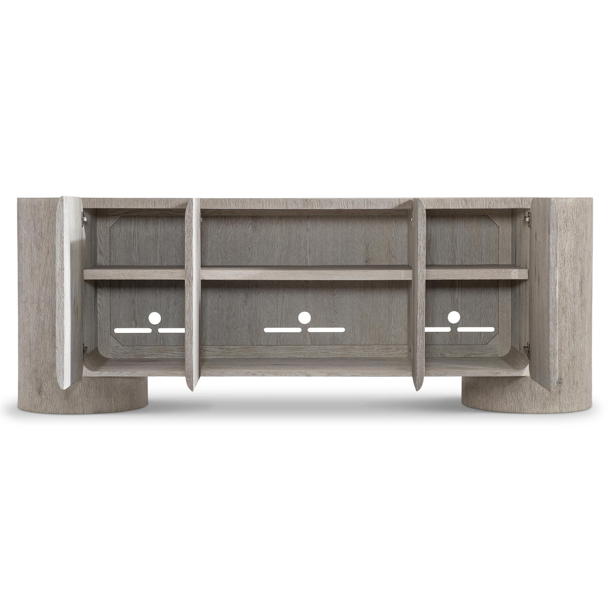Darrow Entertainment Grey/Beige Credenza - Ornate Home
