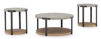 Darthurst Light Brown Coffee Table Set (Set of 3) (Online Special Price) - Ornate Home