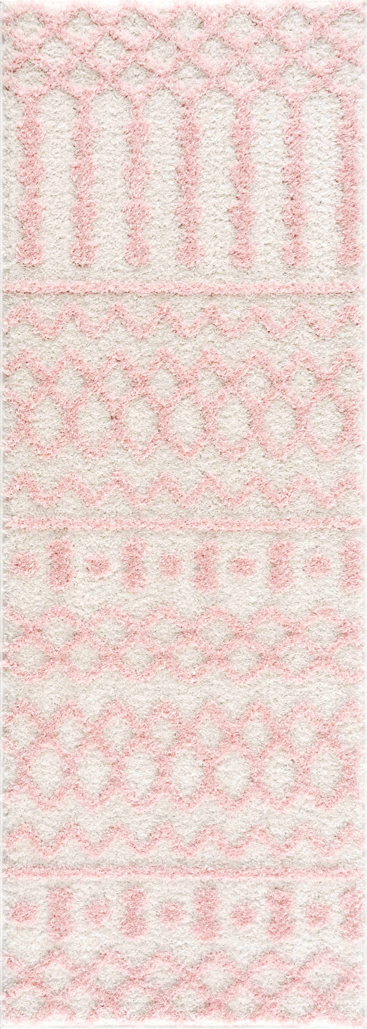Darva Pink Plush Area Carpet - Ornate Home