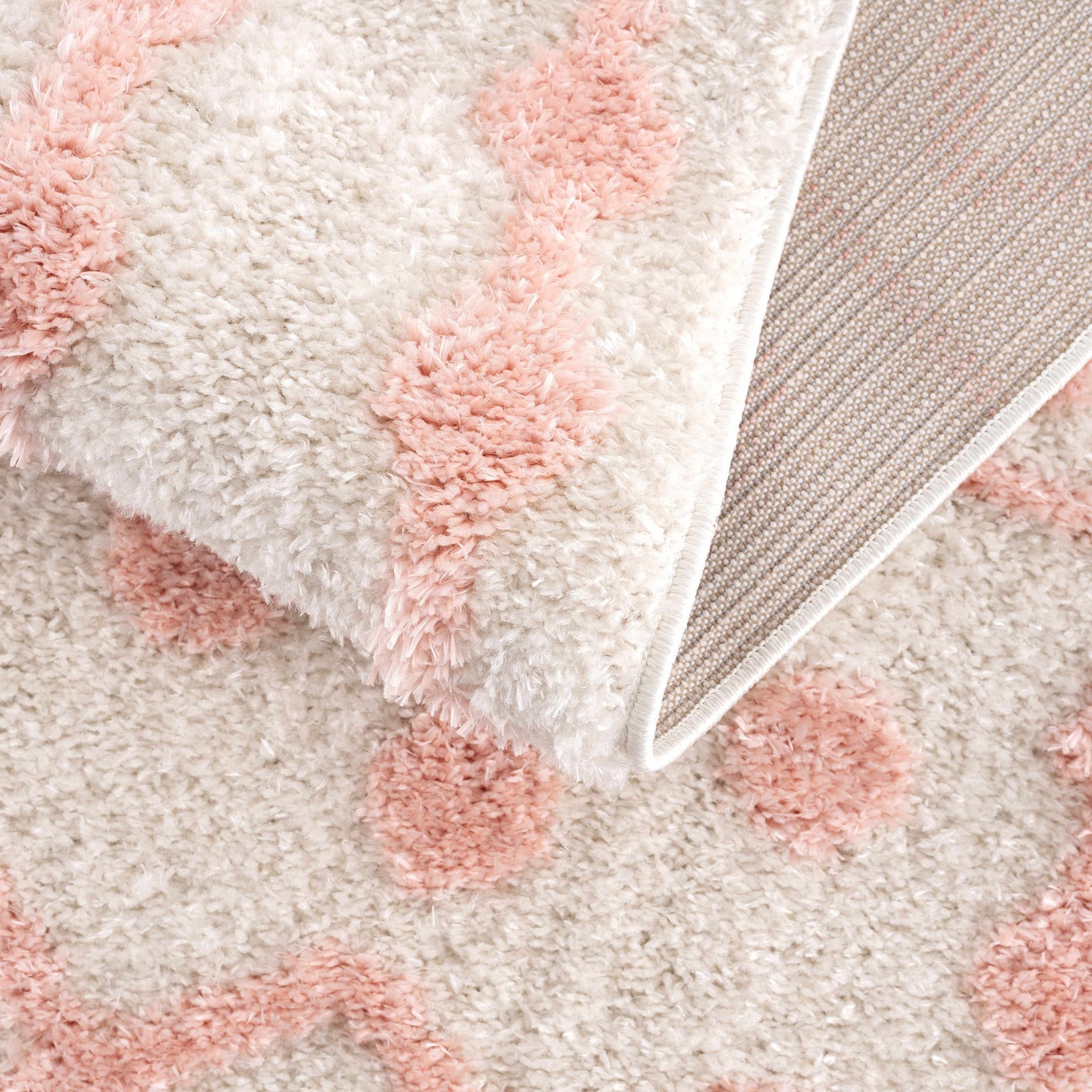 Darva Pink Plush Area Carpet - Ornate Home