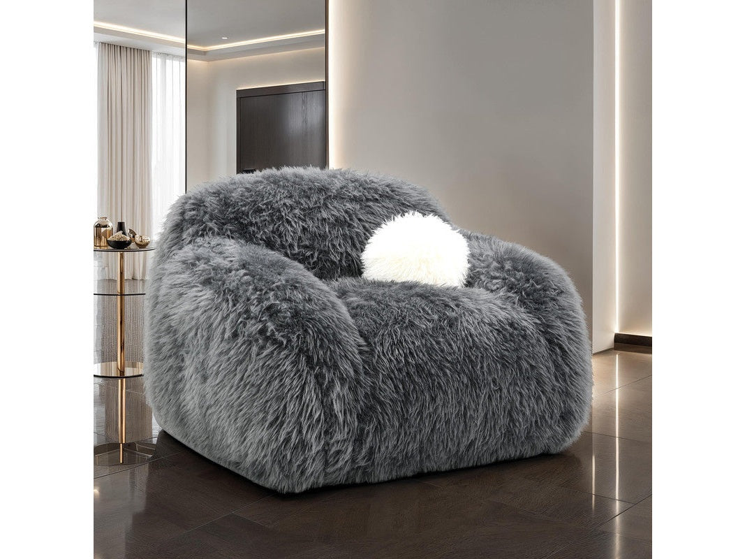 Darwen Dark Gray Swivel Chair - Ornate Home