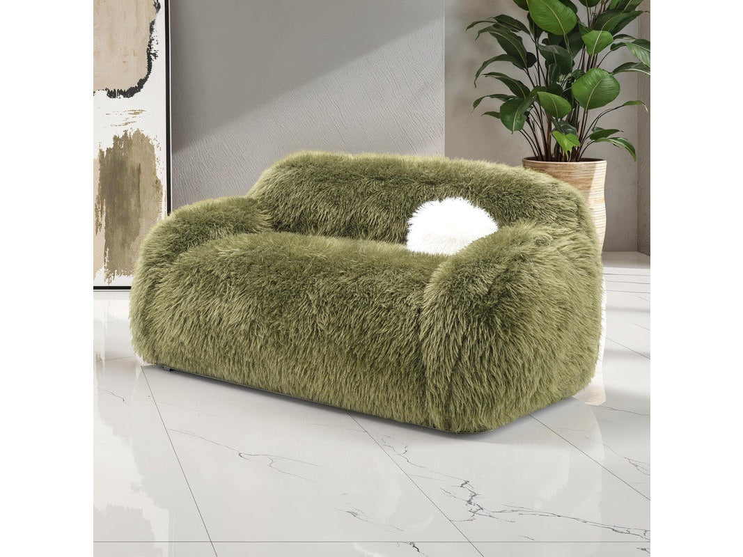 Darwen Green Loveseat - Ornate Home