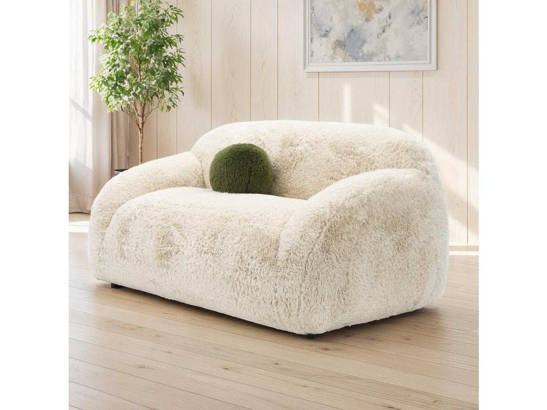 Darwen Sand Loveseat - Ornate Home