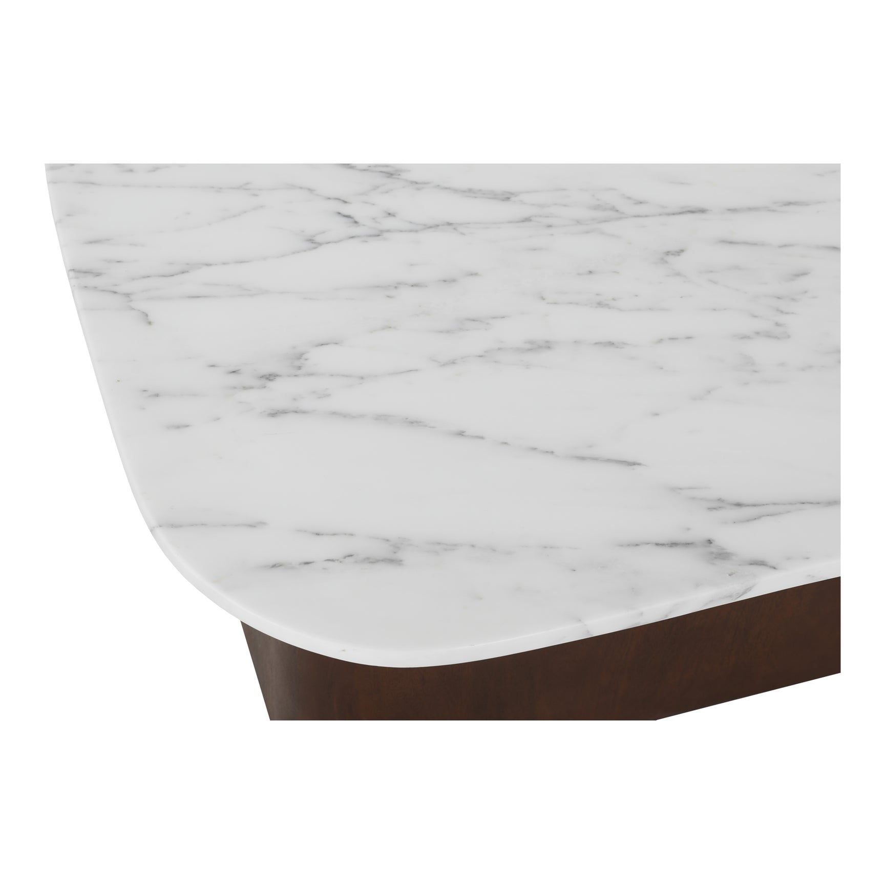 Dash White Marble Accent Table - Ornate Home