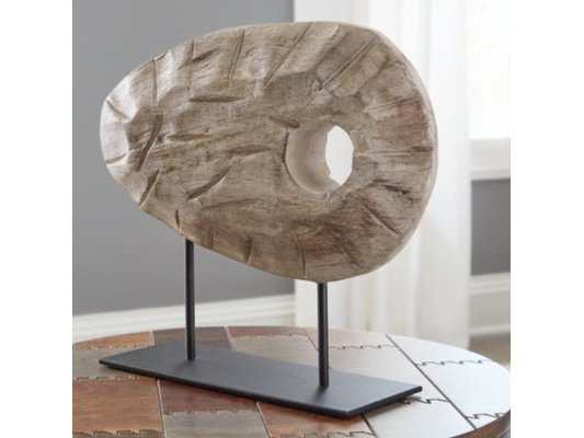 Dashburn Antique White/Black Sculpture (Online Special Price) - Ornate Home