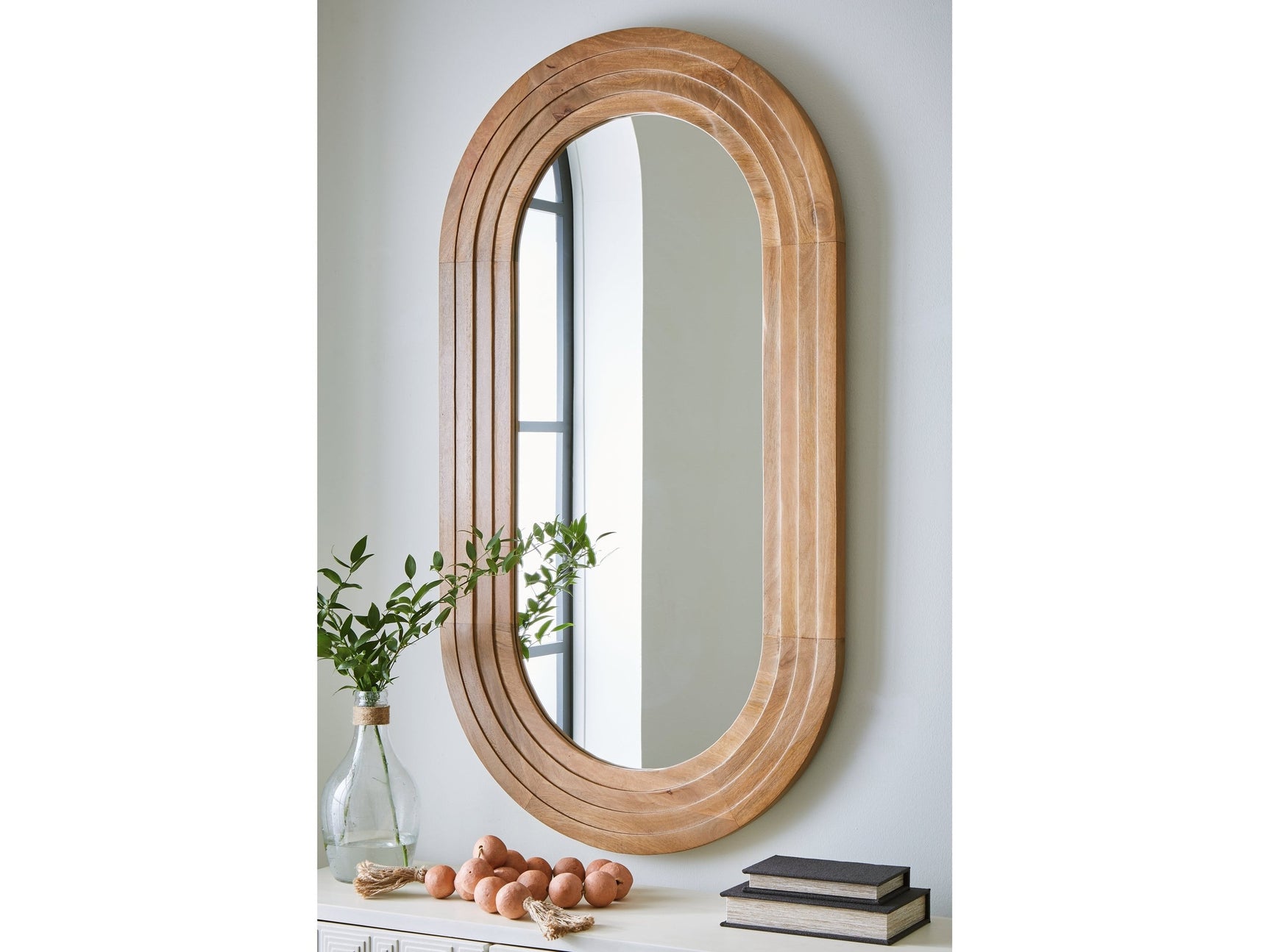 Daverly Brown Accent Mirror (Online Special Price) - Ornate Home