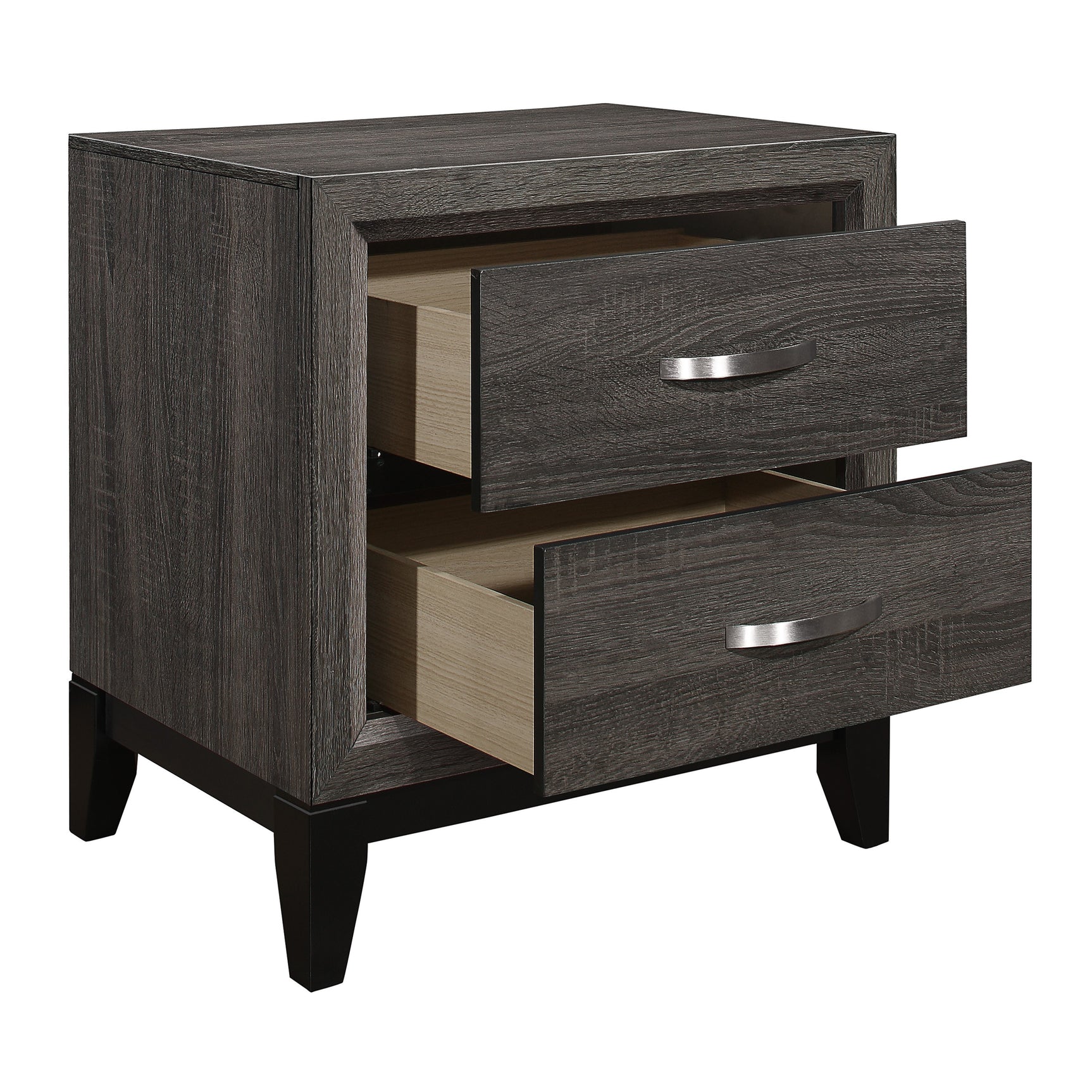 Davi Gray 4-piece Queen Bedroom Set - Ornate Home