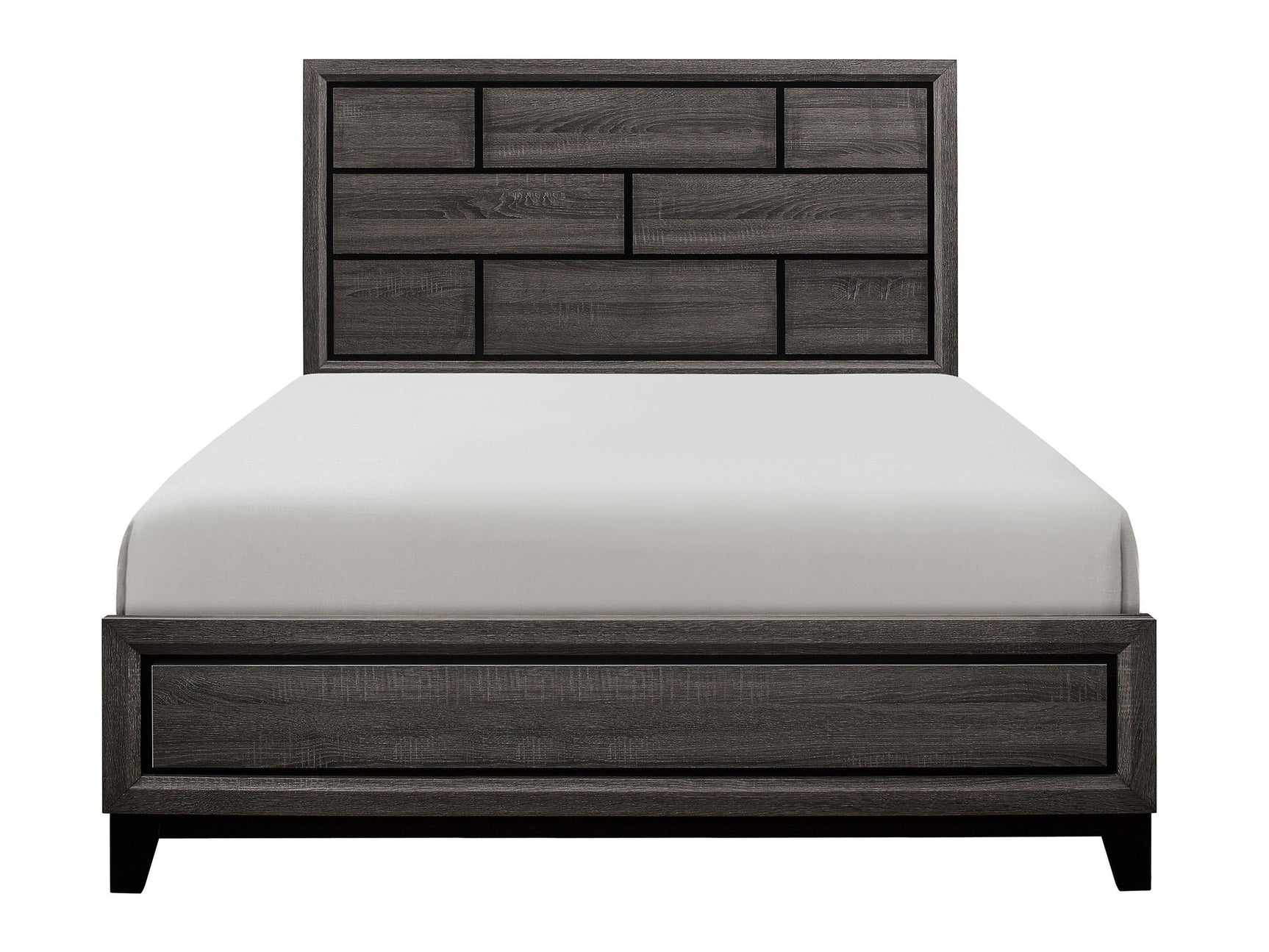 Davi Gray Queen Bed - Ornate Home