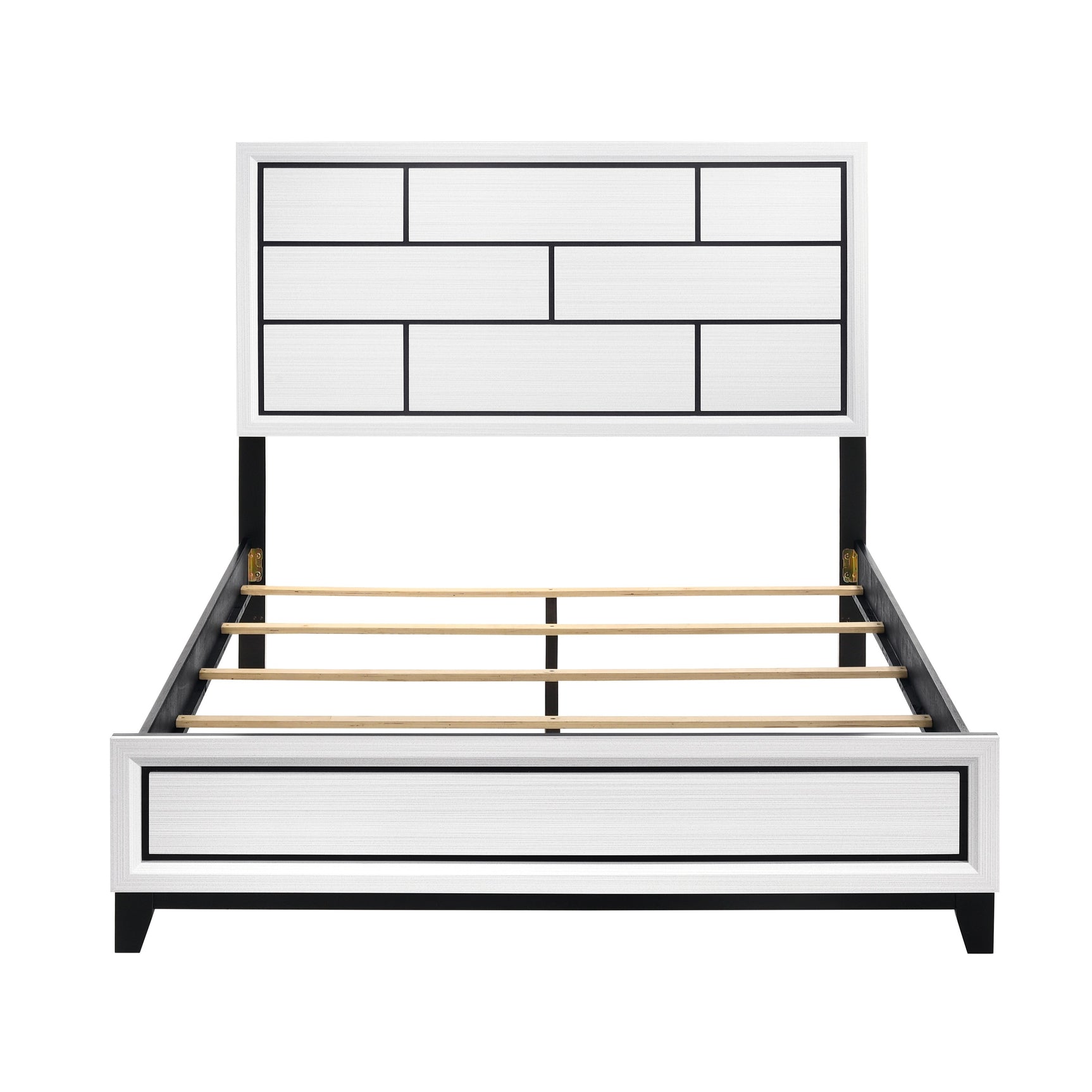 Davi White 4-Piece Queen Bedroom Set - Ornate Home
