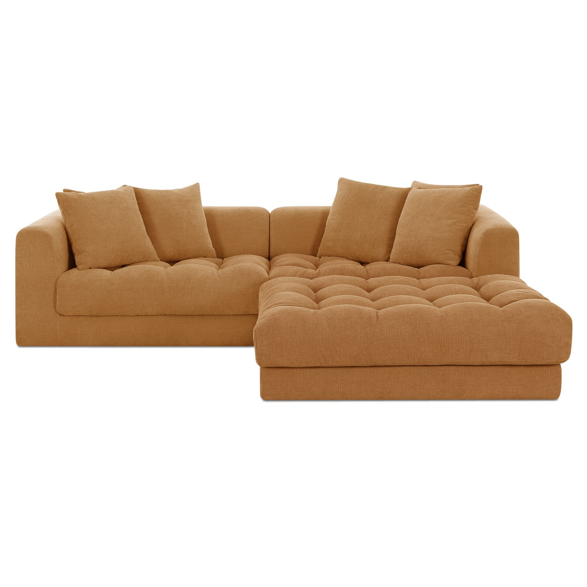 Davie Golden Yellow Nook Modular Sectional - Ornate Home