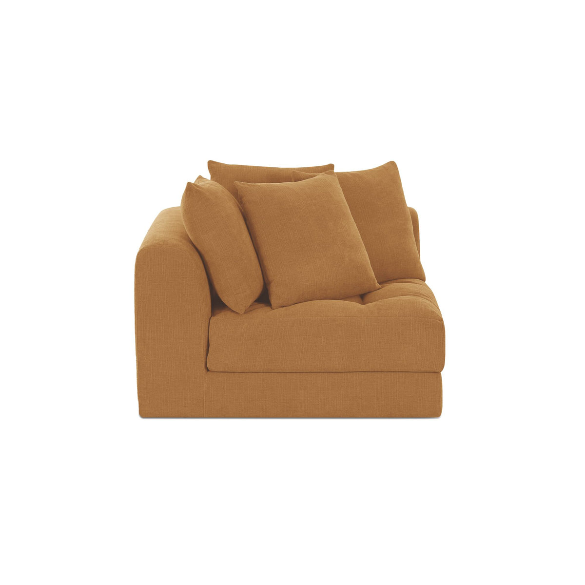 Davie Golden Yellow Right Arm Facing Chair - Ornate Home