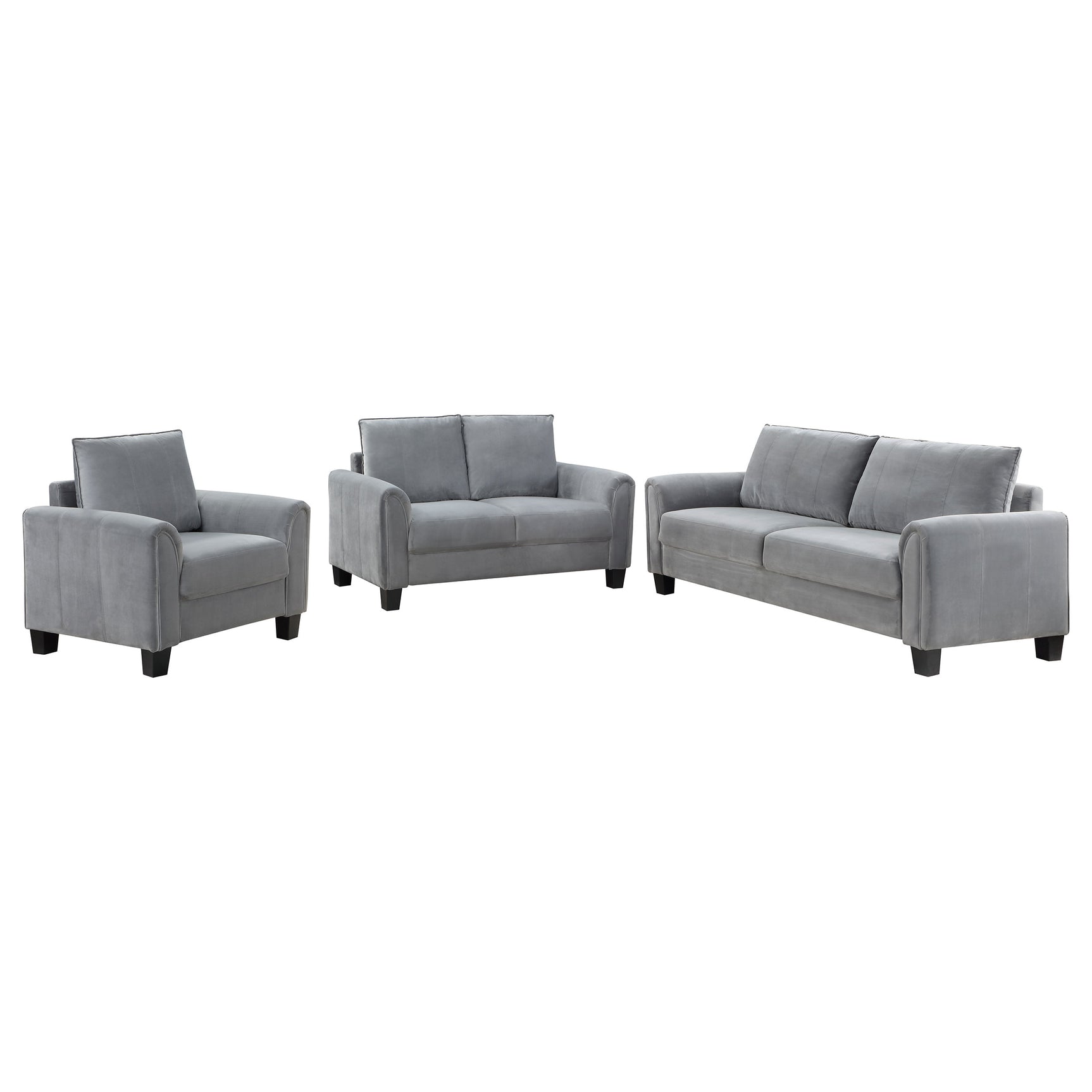 Davis Grey Living Room Set - Ornate Home