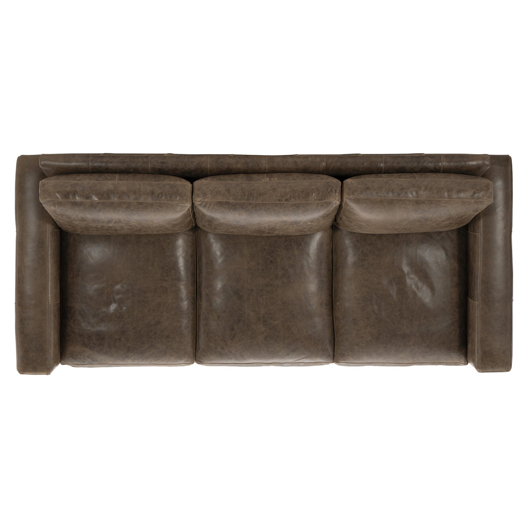 Dawkins Brown Leather Sofa - Ornate Home